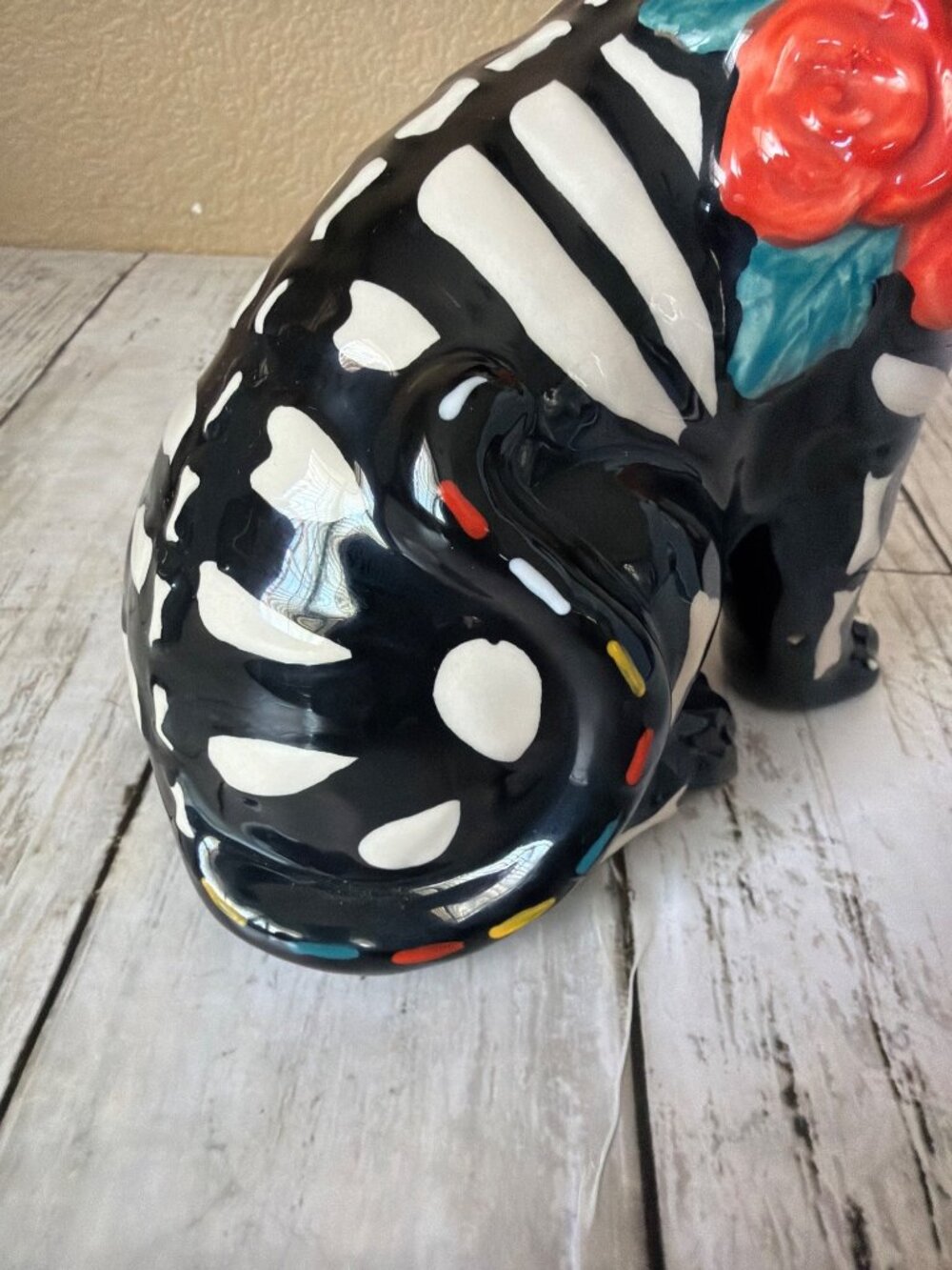 Blue Sky Clayworks Roxy Cat Figurine 2020 Dia de los Muertos Halloween 8.5" - Picture 7 of 10